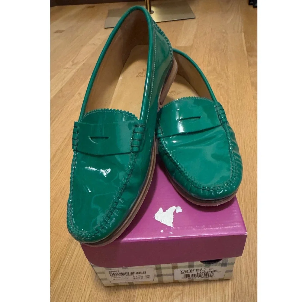 Peter Millar Women's Patent Leather Penny Loafers